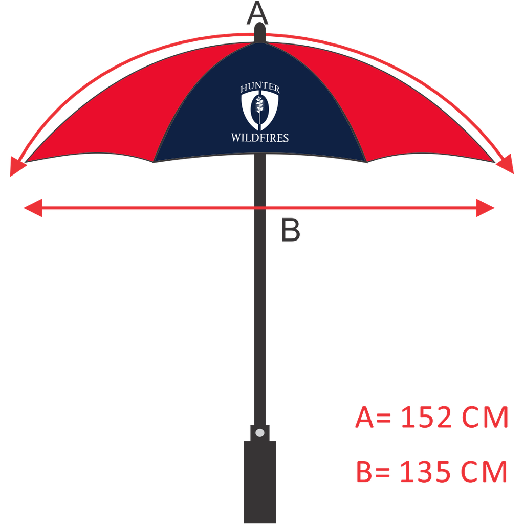 Hunter Wildfires Umbrella